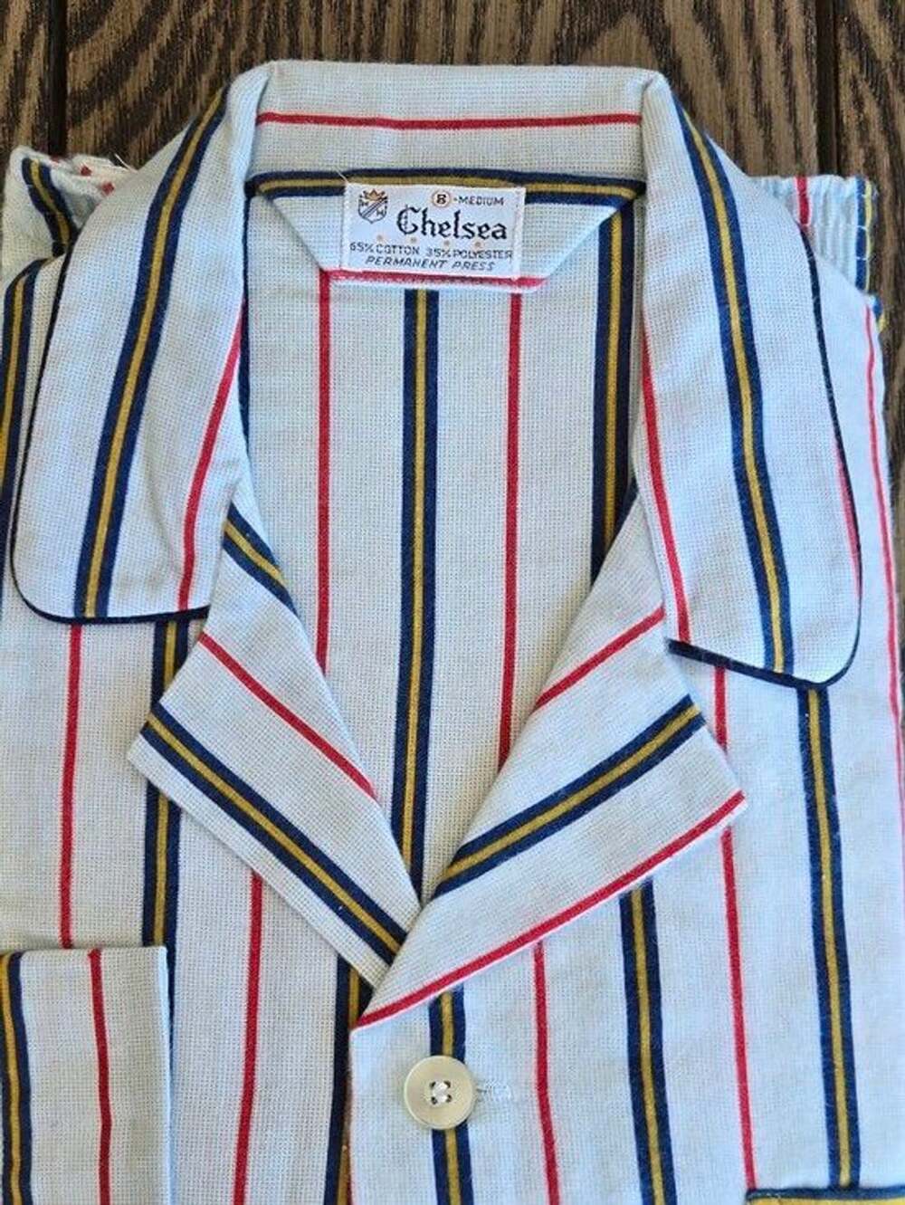🚨Vintage  NWT Chelsea Striped Pajama  med